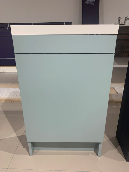 504MM CLOAKROOM JULE BASIN UNIT - FJORD GREEN MATT