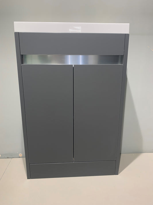 550MM CLOAKROOM JULE BASIN UNIT - ANTHRACITE MATT