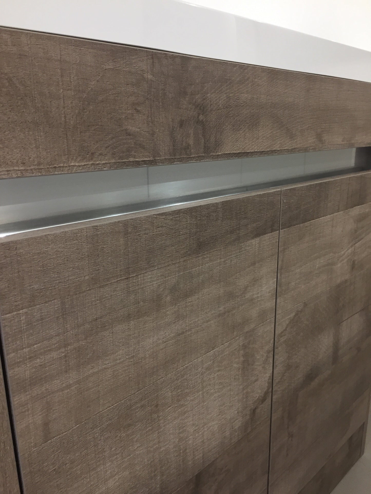 800MM CLOAKROOM JULE BASIN UNIT - CASTEL WALNUT