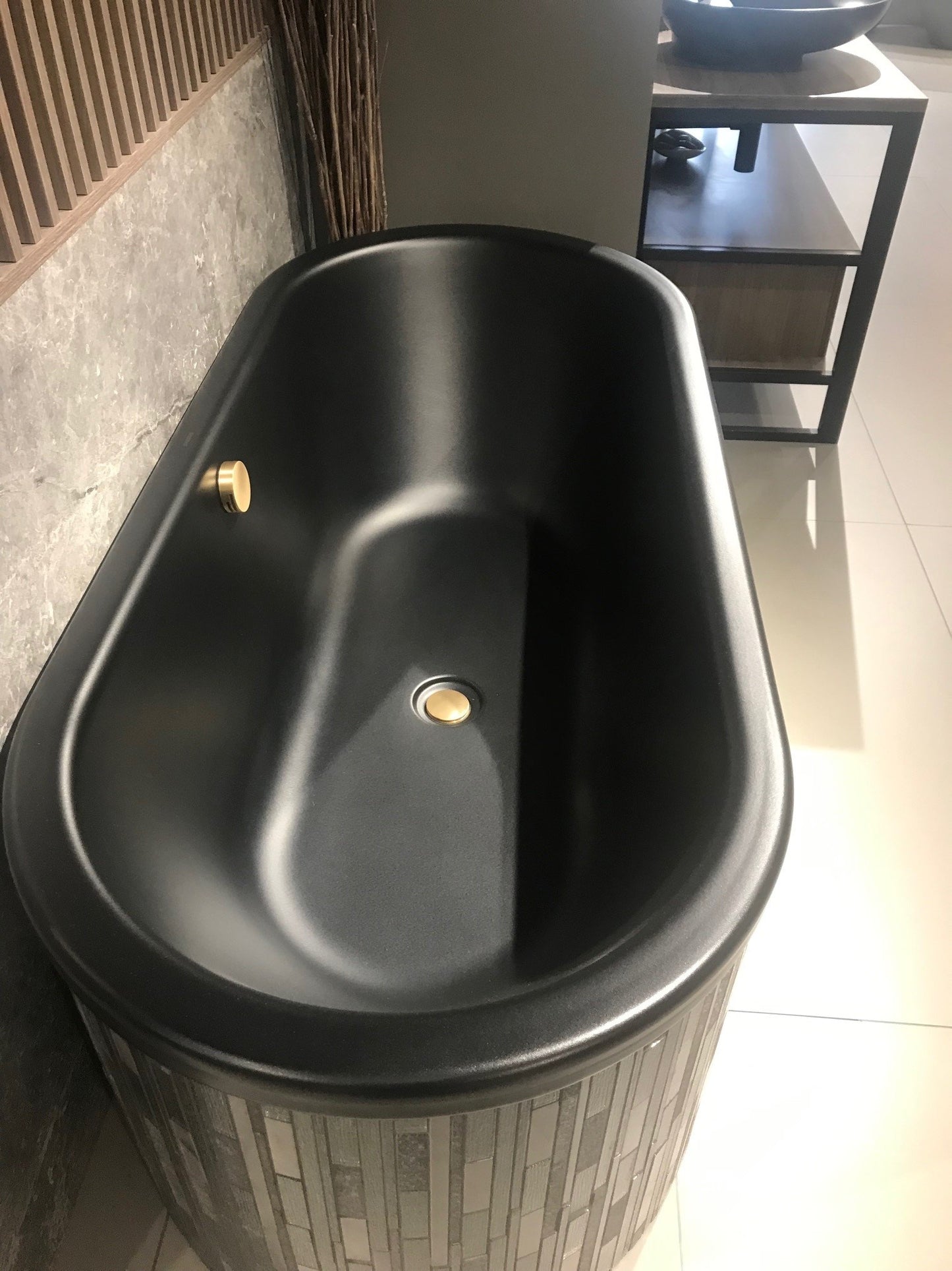 KALDEWEI 1700MM X 750MM STEEL BLACK BATH