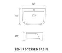 1700MM SOLID OAK BATHROOM FITTED FURNITURE
