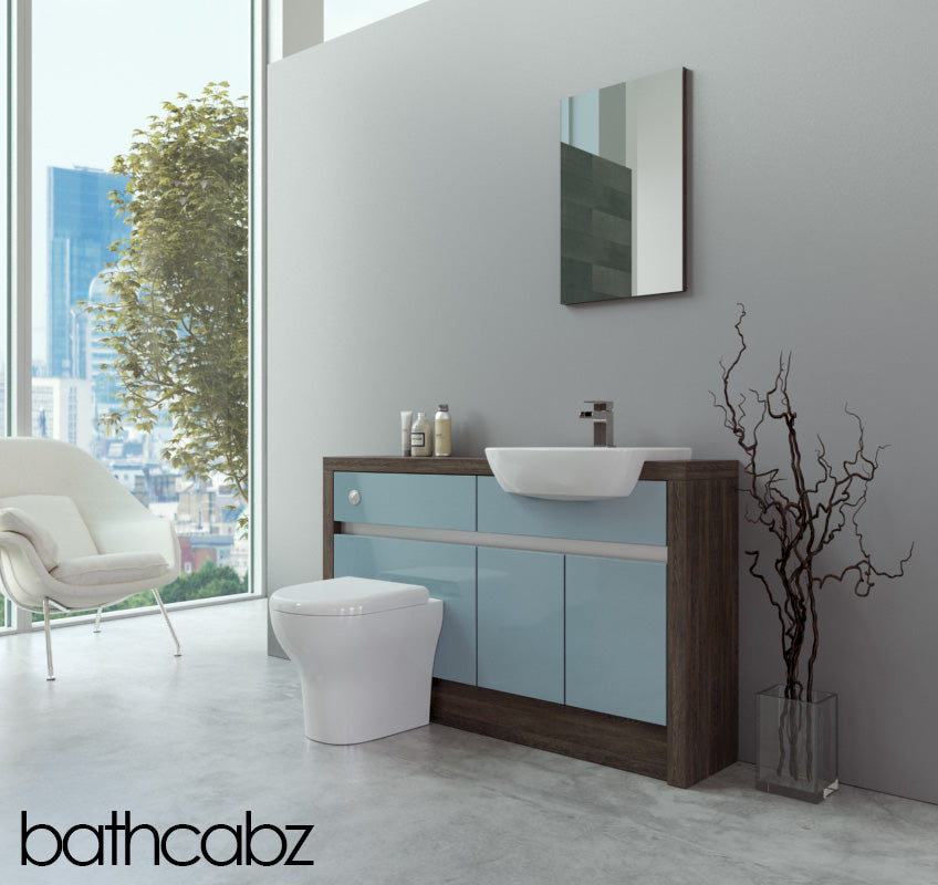 SIDONA MALI WENGE BASE UNITS BATHROOM FITTED FURNITURE