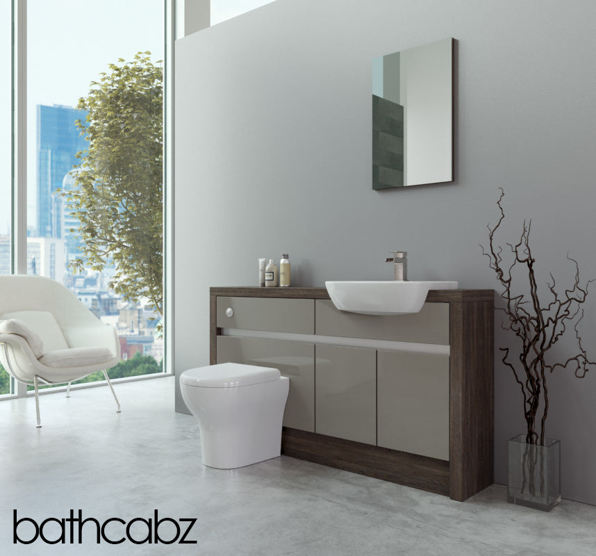 SIDONA MALI WENGE BASE UNITS BATHROOM FITTED FURNITURE
