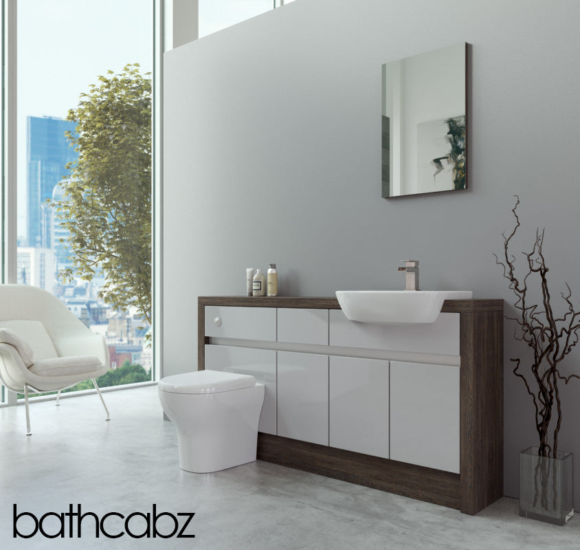 SIDONA MALI WENGE BASE UNITS BATHROOM FITTED FURNITURE