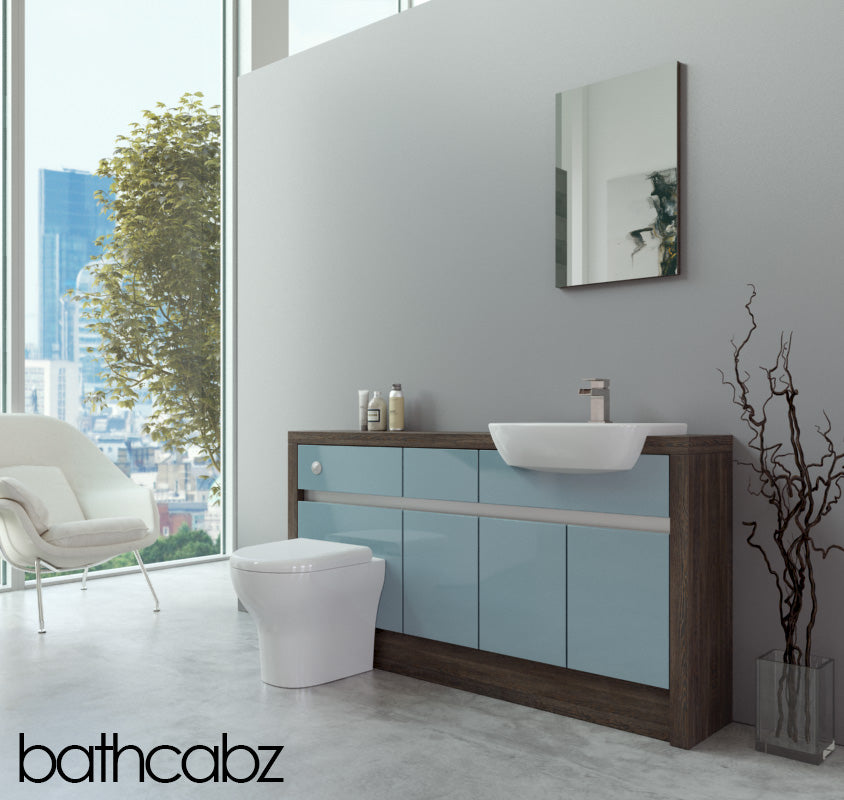 SIDONA MALI WENGE BASE UNITS BATHROOM FITTED FURNITURE