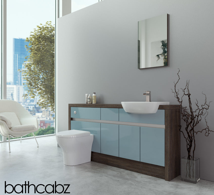 SIDONA MALI WENGE BASE UNITS BATHROOM FITTED FURNITURE