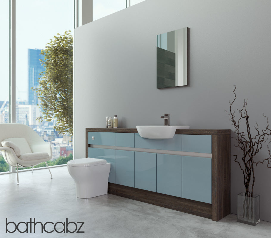 SIDONA MALI WENGE BASE UNITS BATHROOM FITTED FURNITURE