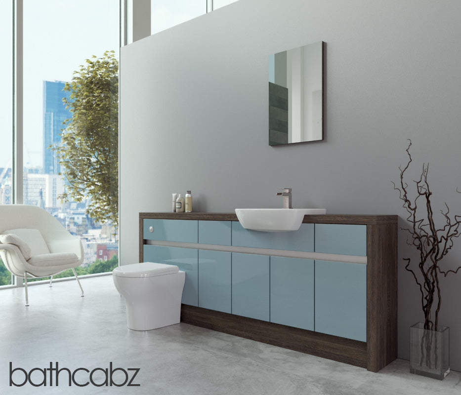 SIDONA MALI WENGE BASE UNITS BATHROOM FITTED FURNITURE