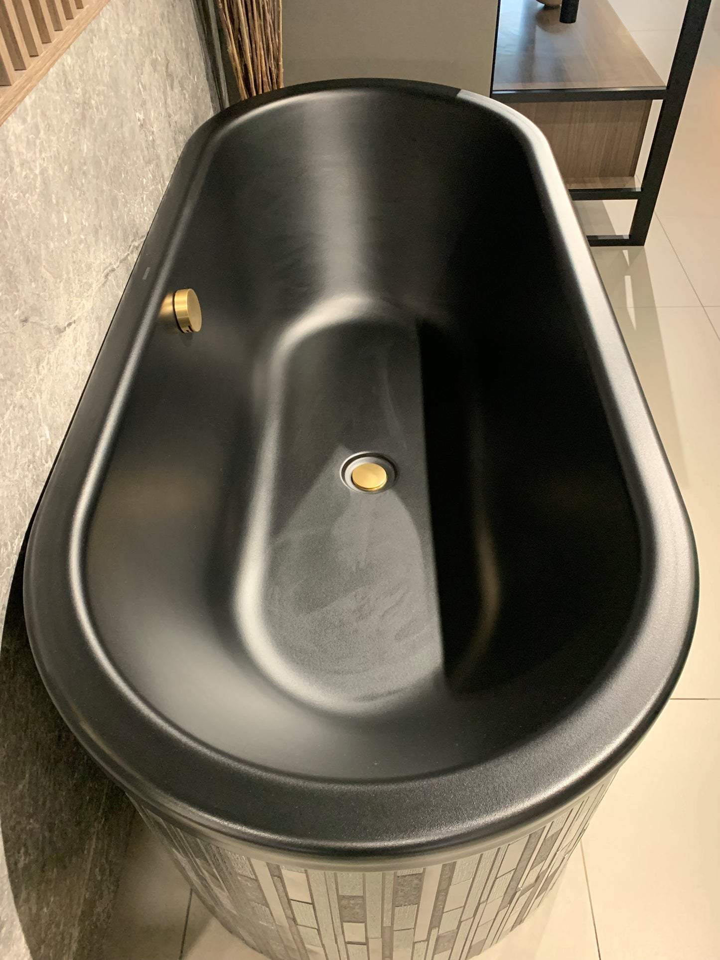 KALDEWEI 1700MM X 750MM STEEL BLACK BATH