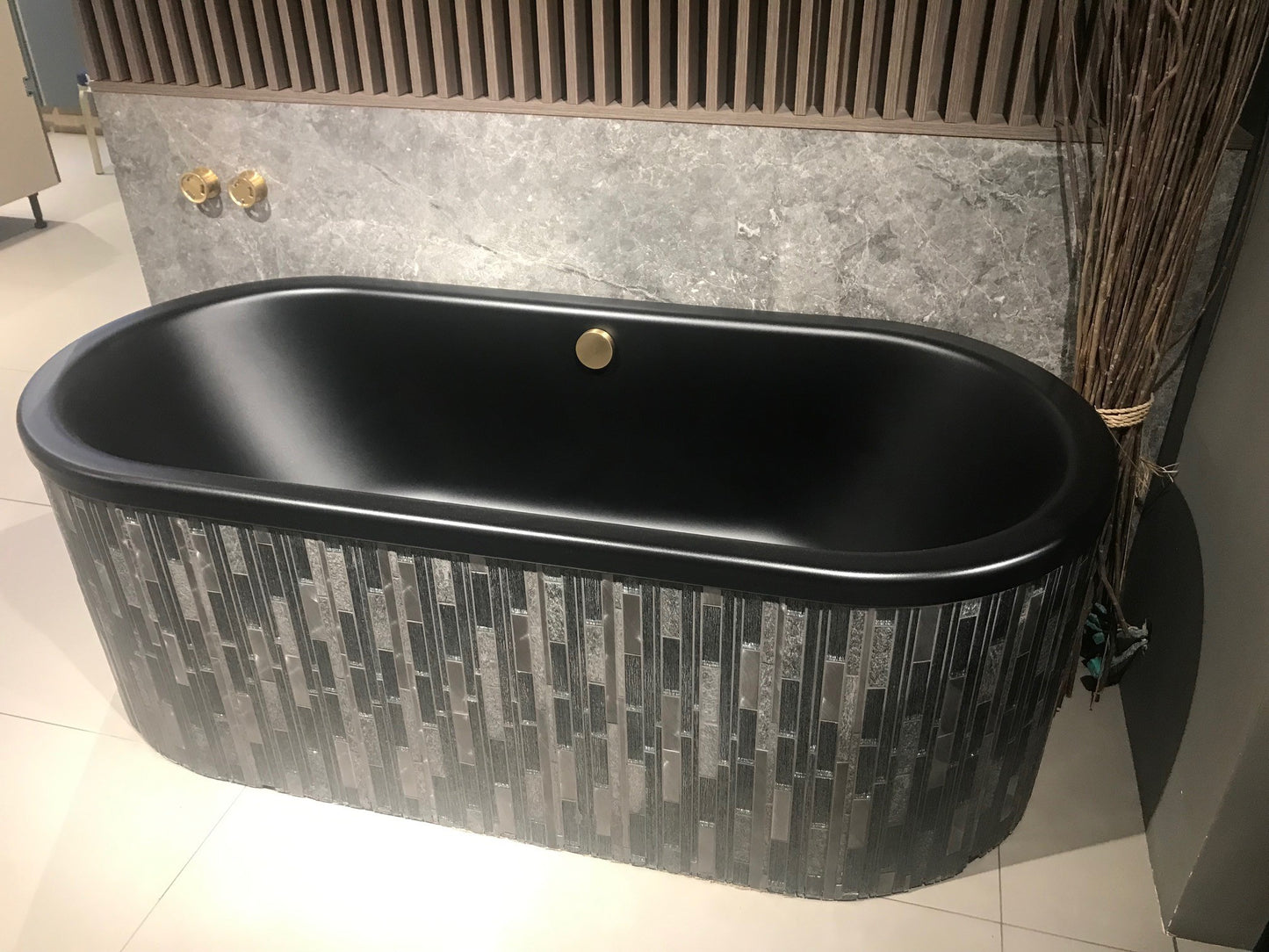 KALDEWEI 1700MM X 750MM STEEL BLACK BATH