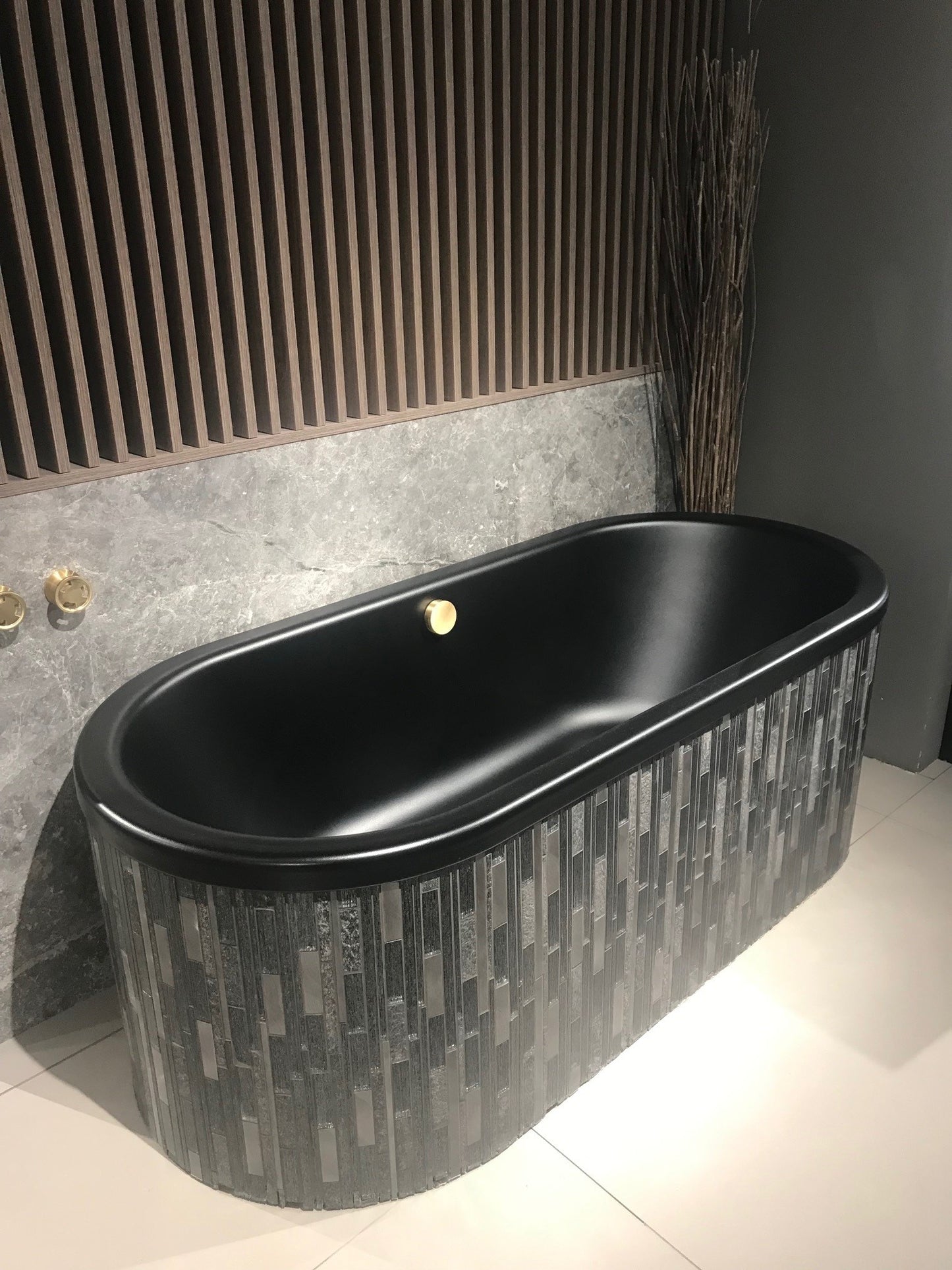 KALDEWEI 1700MM X 750MM STEEL BLACK BATH