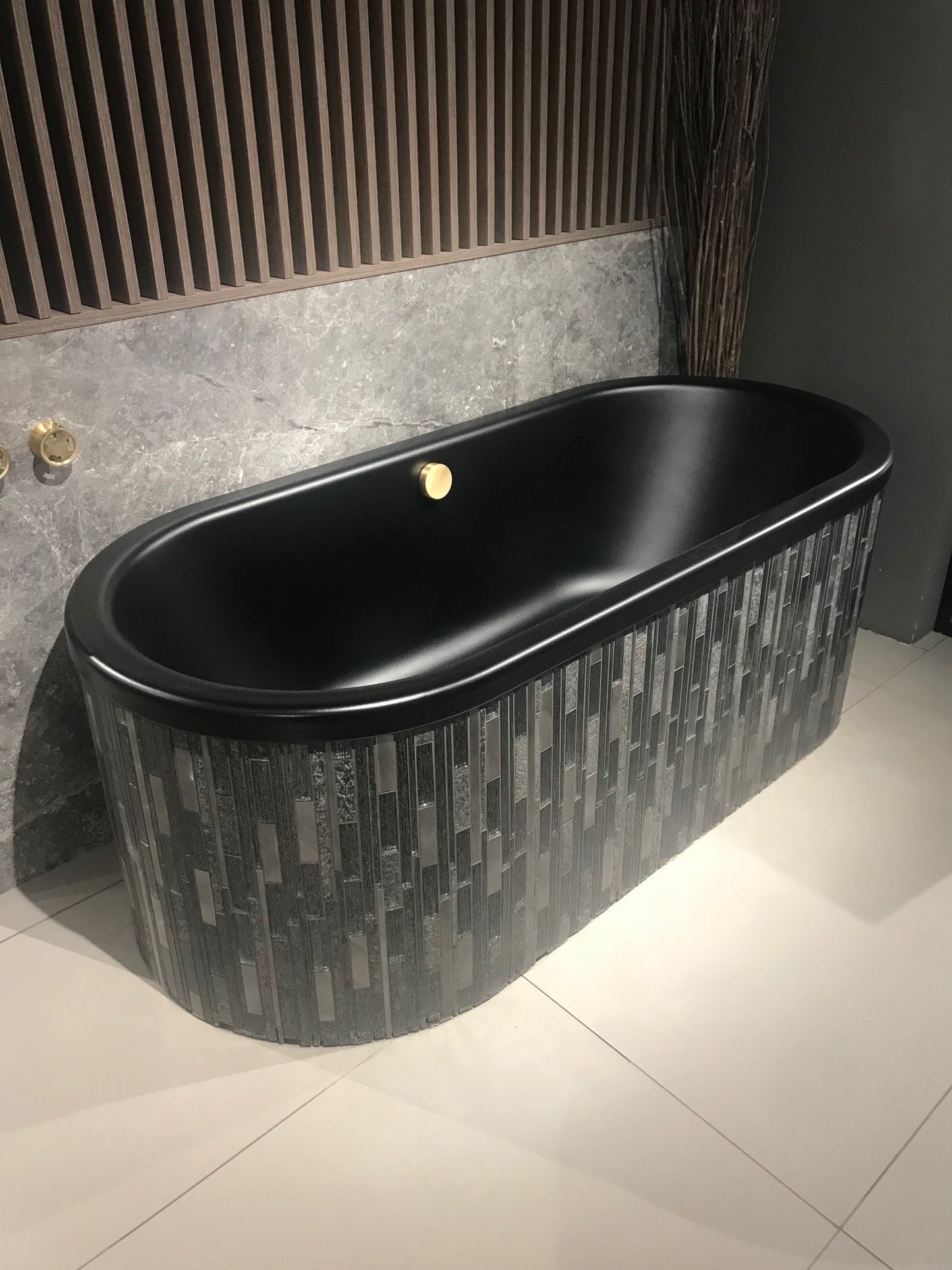 KALDEWEI 1700MM X 750MM STEEL BLACK BATH