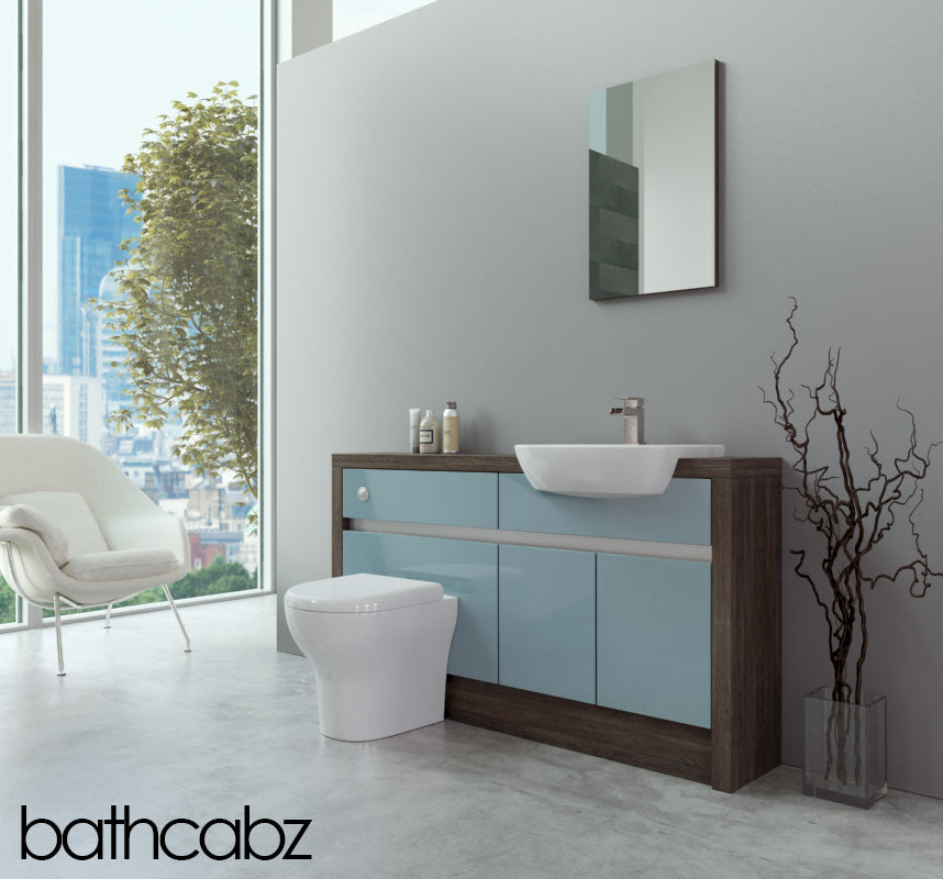 SIDONA MALI WENGE BASE UNITS BATHROOM FITTED FURNITURE