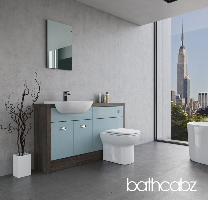 ATHENA NORWICH OAK BASE UNITS BATHROOM FITTED FURNITURE